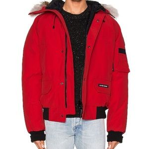 Unisex Canada Goose Chiliwack Bomber Winter / Ski Jacket in Red